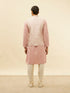 Manyavar Dusty Pink Floral Patterned Jacket