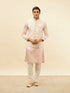 Manyavar Soft Pink Victorian Patterned Jacket