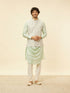 Manyavar Pistachio Green Buta Jaal Patterned Jacket