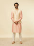 Manyavar Golden Beige Floral Jaal Pattern Jacket
