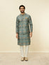 Manyavar Tea Green Courtly Print Jacket