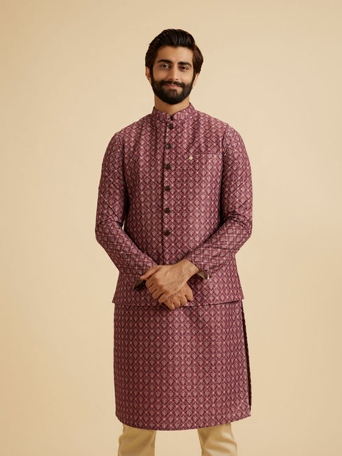 Manyavar Rustic Elegance Nehru Jacket