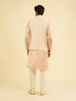Manyavar Peach Radiance Nehru Jacket