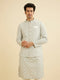 Manyavar Pista Green Buta Jaal Patterned Jacket