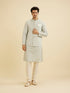 Manyavar Pista Green Buta Jaal Patterned Jacket