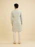 Manyavar Pista Green Buta Jaal Patterned Jacket
