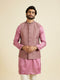 Manyavar Dusty Pink Elegance Nehru Jacket