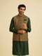 Manyavar Emerald Elegance Nehru Jacket