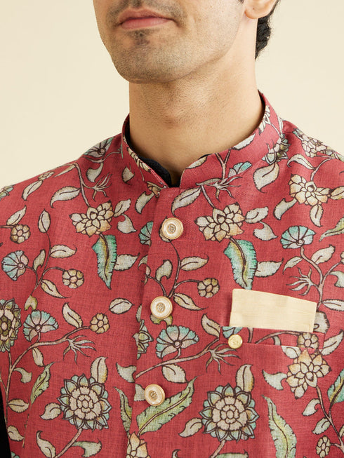 Manyavar Rustic Charm Nehru Jacket