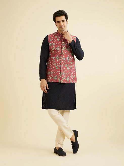 Manyavar Rustic Charm Nehru Jacket