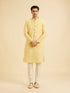 Manyavar Golden Yellow Radiance Nehru Jacket