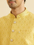 Manyavar Mustard Yellow Majesty Nehru Jacket
