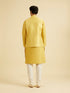 Manyavar Mustard Yellow Majesty Nehru Jacket