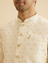 Manyavar Regal Cream Nehru Jacket