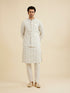 Manyavar Pista Green Paisley Patterned Jacket with Sequin Work