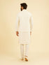 Manyavar Cream Charm Nehru Jacket