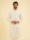Manyavar Cream Cotton Nehru Jacket