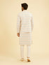 Manyavar Cream Cotton Nehru Jacket