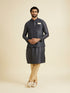 Manyavar Royal Dark Blue Nehru Jacket