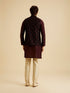 Manyavar Opulent Velvet Blue Nehru Jacket