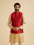 Manyavar Ravishing Rust Nehru Jacket