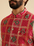 Manyavar Regal Red Nehru Jacket