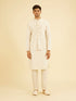 Manyavar Elegant Cream Nehru Jacket