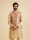 Manyavar Regal Beige Nehru Jacket