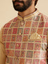 Manyavar Regal Beige Nehru Jacket