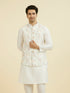 Manyavar Cream Nehru Jacket