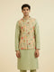 Manyavar Elegant Pista Green Nehru Jacket
