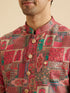 Manyavar Coral Elegance Nehru Jacket