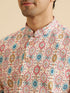 Manyavar Charming Cream Nehru Jacket