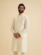 Manyavar Creamy Elegance Nehru Jacket