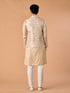 Manyavar Dazzling Gold Brocade Nehru Jacket