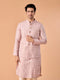 Manyavar Dazzling Dusty Pink Nehru Jacket