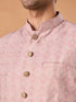 Manyavar Dazzling Dusty Pink Nehru Jacket