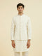 Manyavar Cream Elegance Nehru Jacket
