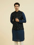 Manyavar Elegant Velvet Nehru Jacket