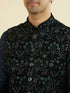 Manyavar Elegant Velvet Nehru Jacket