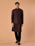 Manyavar Mesmerizing Black Nehru Jacket