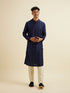 Manyavar Blue Entanglement Jacket Set
