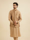 Manyavar Regal Fawn Kurta Jacket Set