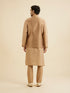 Manyavar Regal Fawn Kurta Jacket Set