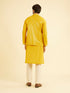 Manyavar Mustard Yellow Regal Kurta Jacket Set