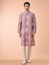 Manyavar Lilac Elegance Kurta Jacket Set