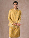Manyavar Sun Kissed Yellow Kurta Jacket Set