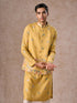 Manyavar Sun Kissed Yellow Kurta Jacket Set