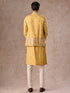 Manyavar Sun Kissed Yellow Kurta Jacket Set