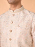 Manyavar Elegant Cream Kurta Jacket Set